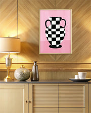 Checker Vase