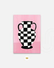 Checker Vase