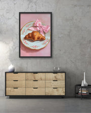 Rose Plate Croissant