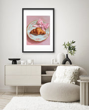 Rose Plate Croissant