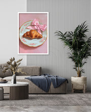 Rose Plate Croissant