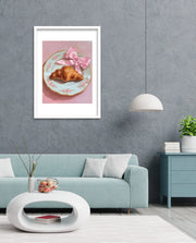 Rose Plate Croissant