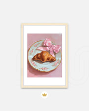 Rose Plate Croissant