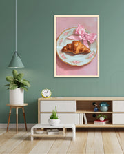 Rose Plate Croissant