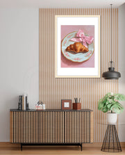Rose Plate Croissant