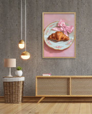 Rose Plate Croissant