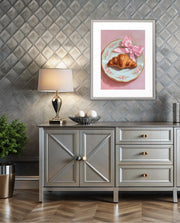 Rose Plate Croissant