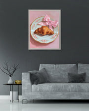 Rose Plate Croissant