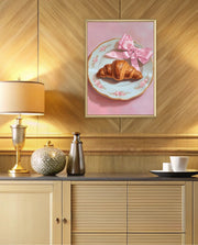 Rose Plate Croissant