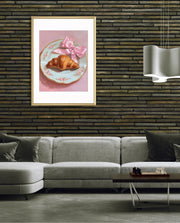 Rose Plate Croissant