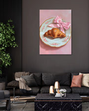 Rose Plate Croissant