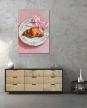 Rose Plate Croissant