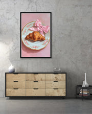 Rose Plate Croissant