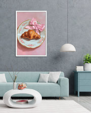 Rose Plate Croissant