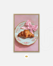 Rose Plate Croissant