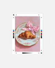 Rose Plate Croissant