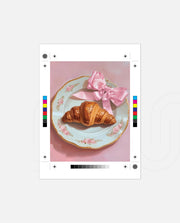 Rose Plate Croissant