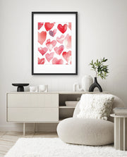 Watercolor Hearts