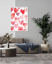 Watercolor Hearts