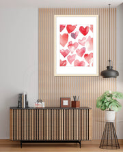 Watercolor Hearts