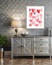 Watercolor Hearts