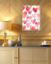 Watercolor Hearts