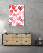 Watercolor Hearts