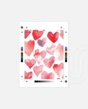 Watercolor Hearts