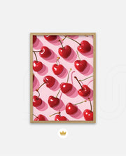 Glossy Cherry Pattern
