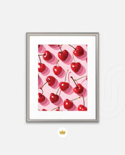 Glossy Cherry Pattern