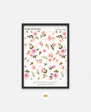 Pink Peonies Pattern