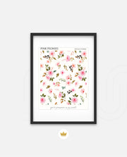 Pink Peonies Pattern