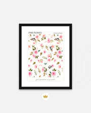 Pink Peonies Pattern
