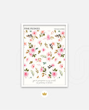 Pink Peonies Pattern