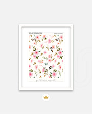 Pink Peonies Pattern