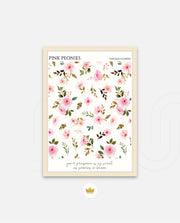 Pink Peonies Pattern