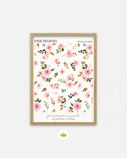 Pink Peonies Pattern