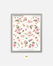 Pink Peonies Pattern
