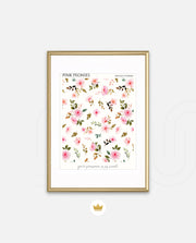 Pink Peonies Pattern