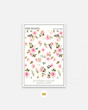 Pink Peonies Pattern