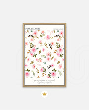 Pink Peonies Pattern