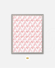 Heart Sketch Pattern