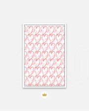 Heart Sketch Pattern
