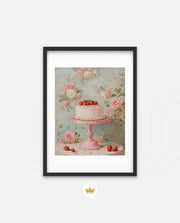 Strawberry Cake Elegance
