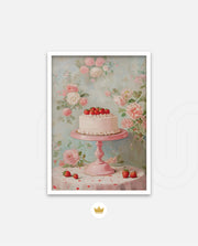 Strawberry Cake Elegance