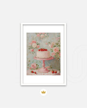 Strawberry Cake Elegance