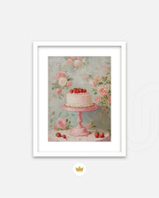 Strawberry Cake Elegance