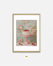 Strawberry Cake Elegance