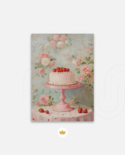 Strawberry Cake Elegance