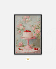 Strawberry Cake Elegance